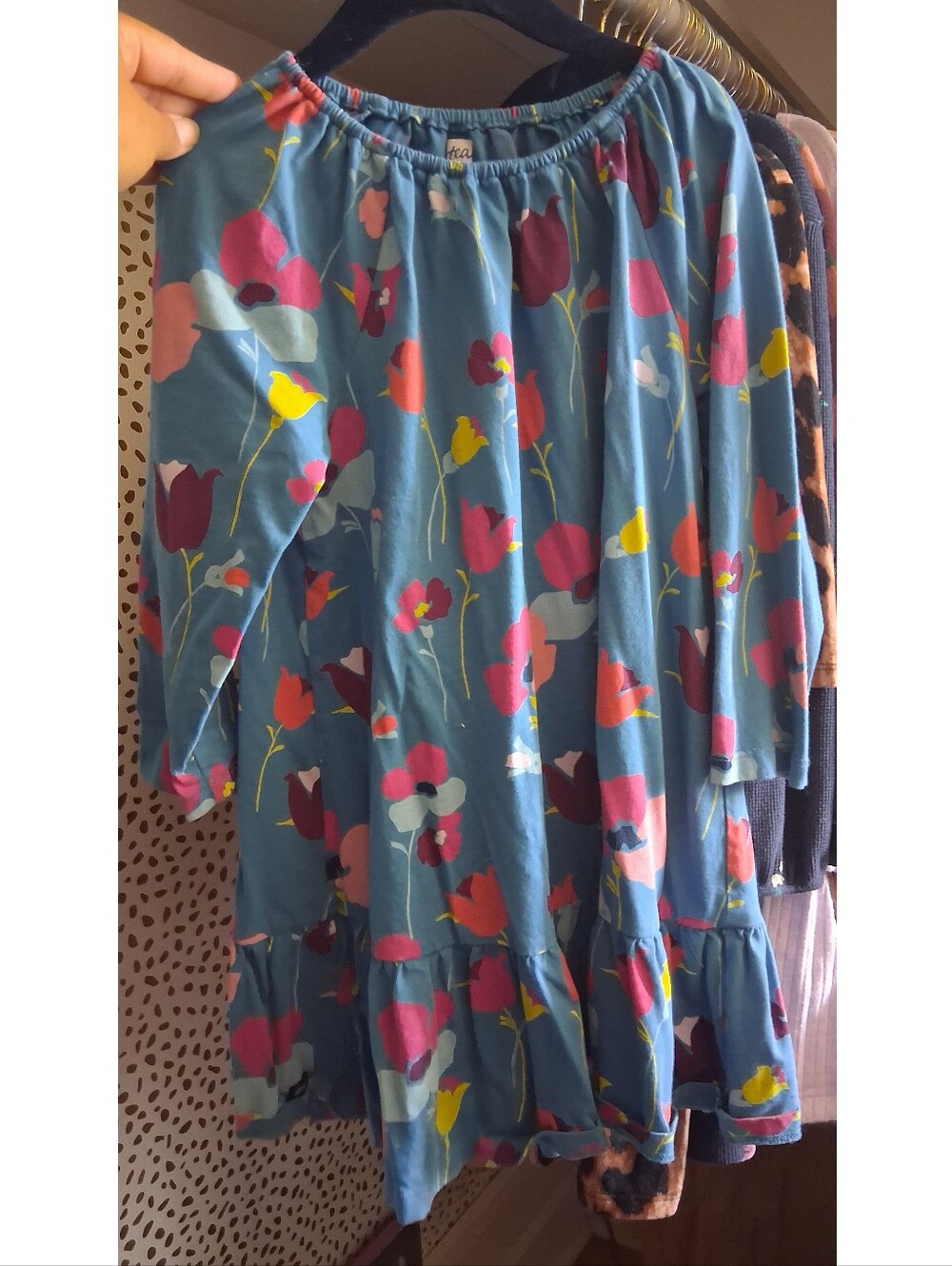 Tea Collection Blue Floral Dress